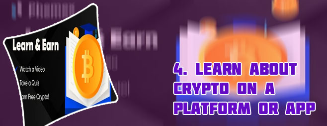 Learn and earn crypto