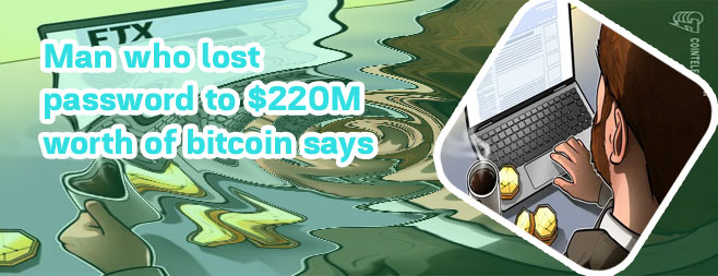 Man locked out of bitcoin